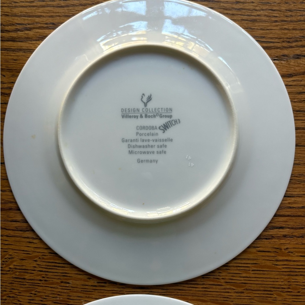 Villeroy & Boch Cordoba- Design Collection - Switch 3- Set of 4 salad plates - Picture 11 of 15